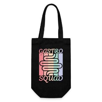 Neuer Gastro Nurse Squad Gastroenterologie-Arzt - Geschenkbeutel für Flaschen - Schwarz - Vorne
