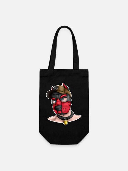 PuppyRed - Gift Bag for Bottles - black