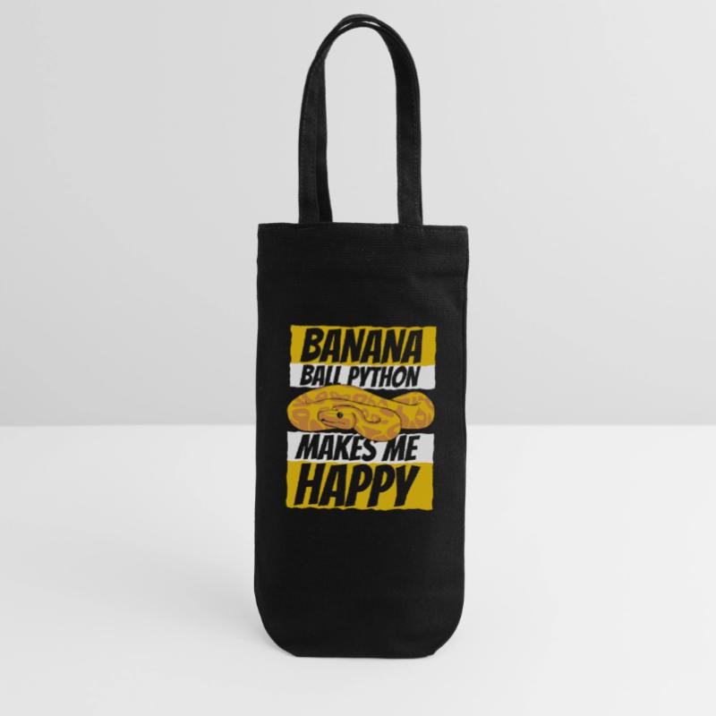 Me rend heureux Serpent Python Boule de banane Python Sac à bouteille