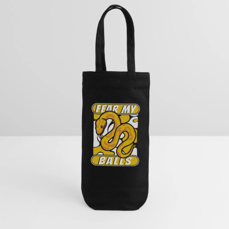 Fear My Balls Python Snake Banana Ball Python Sac à bouteille