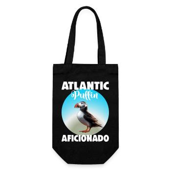 Atlantic Puffin Aficionado - Gift Bag for Bottles - black - Front