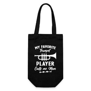 Femme Ma Trompettiste Préférée M'appelle Maman - Sac à bouteille - noir - Devant