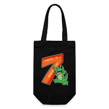 7 ans 7 ans avec motif animal - sept - Sac à bouteille - noir - Devant