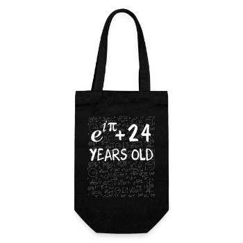 23. Geburtstag 23 Jahre alt Euler Identity - Geschenkbeutel für Flaschen - Schwarz - Vorne