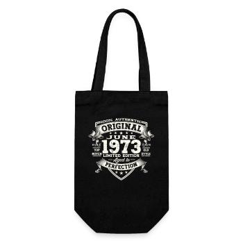 50th Birthday Man Juin Année 1973 Original - Sac à bouteille - noir - Devant
