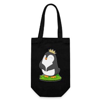 Couronne de Pingouin - Sac à bouteille - noir - Devant