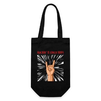 Rockin it since 1994 Heavy Metal Birthday Greeting - Gift Bag for Bottles - black - Front