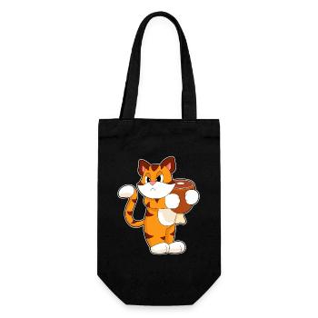 Tiger Fleisch - Geschenkbeutel für Flaschen - Schwarz - Vorne