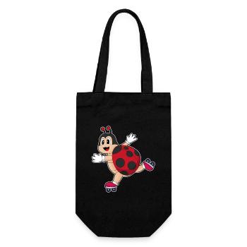 Ladybug Inline skating Inline skates - Gift Bag for Bottles - black - Front