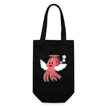 Ailes d’ange de pieuvre - Sac à bouteille - noir - Devant