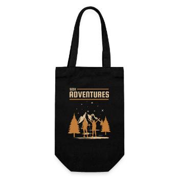 Seek Adventures Hiking Trekking Mountain Hiking - Gift Bag for Bottles - black - Front