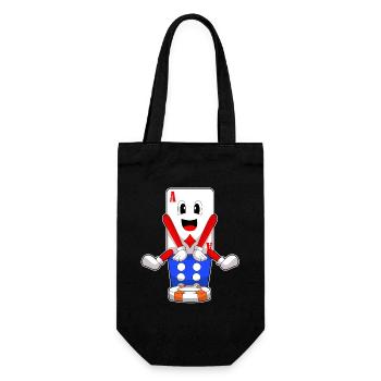 Poker Poker Jetons Cartes de poker - Sac à bouteille - noir - Devant
