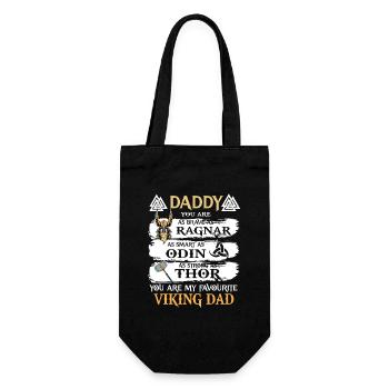 Viking Father - Gift Bag for Bottles - black - Front