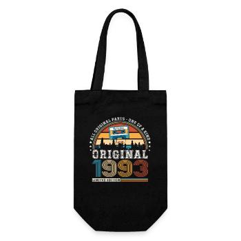 30th Birthday Man June Vintage 1993 Cassette - Sac à bouteille - noir - Devant