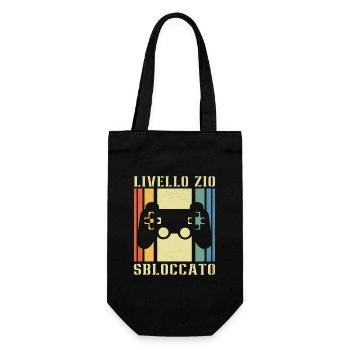 Niveau Oncle Débloqué Rétro Jeux Vidéo Gamer - Sac à bouteille - noir - Devant
