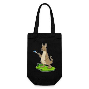 Peintre de kangourou Peinture au pinceau - Sac à bouteille - noir - Devant