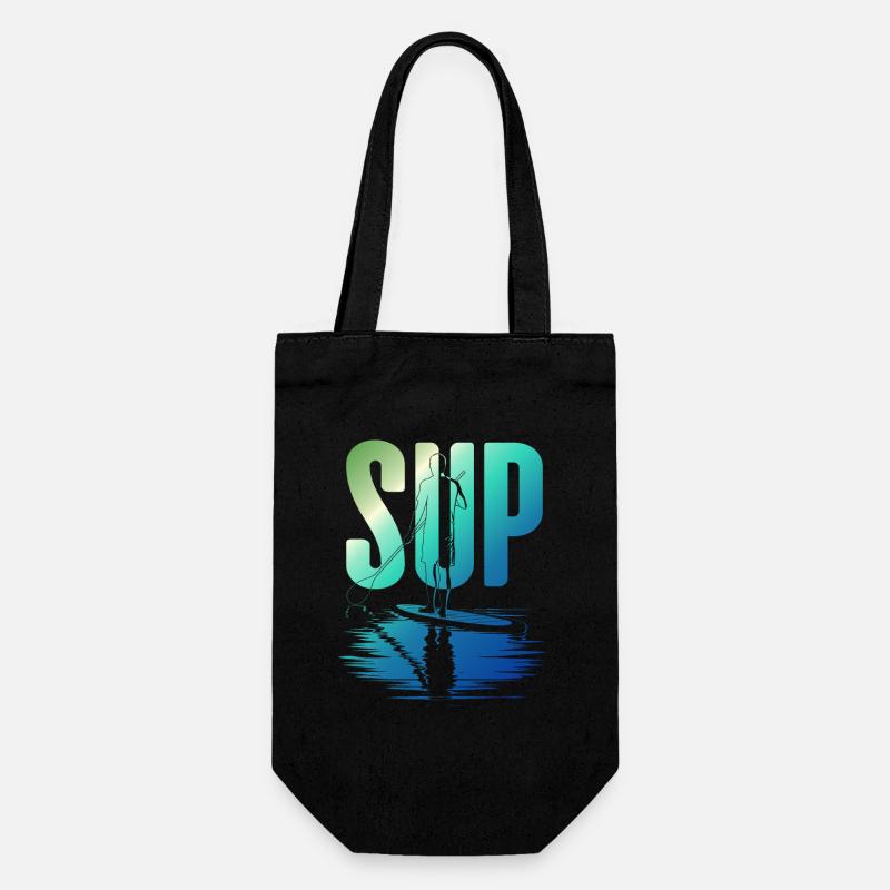 SUP - Geschenkbeutel für Flaschen - Schwarz
