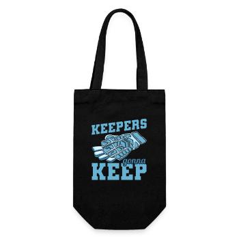 Keepers Gonna Keep - Geschenkbeutel für Flaschen - Schwarz - Vorne