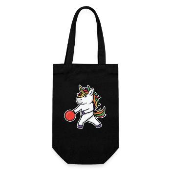Enfants Bowling Licorne - Sac à bouteille - noir - Devant