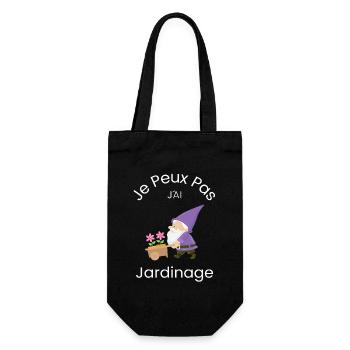 Jardinage Jardin Cadeau Jardinier - Sac à bouteille - noir - Devant