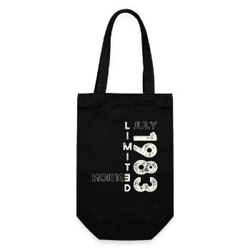 40th Birthday Man Original July Vintage 1983 - Gift Bag for Bottles - black - Front