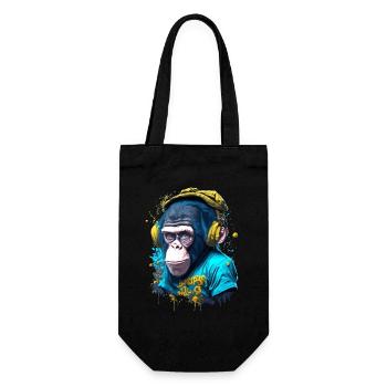 Singe emblématique - Sac à bouteille - noir - Devant