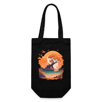 Pure nature Holiday Relaxation - Gift Bag for Bottles - black - Front