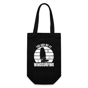 Drôle de véliplanchiste - Sac à bouteille - noir - Devant
