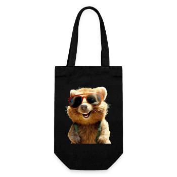 Quokka Be Quokka Happy Australia Smile Quokkas - Gift Bag for Bottles - black - Front