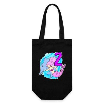 Fille - 2ème Anniversaire Sirène - Fille Deux - Sac à bouteille - noir - Devant