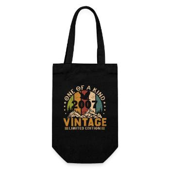 Cadeau d’anniversaire vintage 2007 - 16/17 ans - Sac à bouteille - noir - Devant