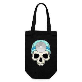 Skull Doctor - Gift Bag for Bottles - black - Front