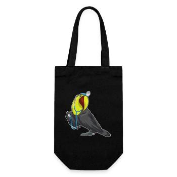 Toucan Doctor Stethoscope - Gift Bag for Bottles - black - Front