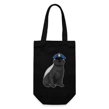 Badger Policeman Police Cap Police - Sac à bouteille - noir - Devant