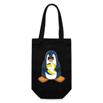 Joueur de volley-ball des Penguins Volley-ball - Sac à bouteille - noir - Devant
