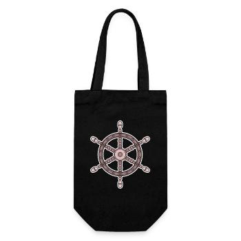 Steering wheel captain - Gift Bag for Bottles - black - Front