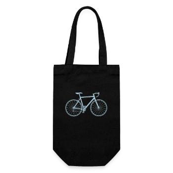 Rennrad Profil Overlift Fahrrad - Geschenkbeutel für Flaschen - Schwarz - Vorne
