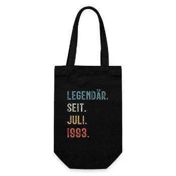 30 Birthday 30 years legendary since July 1993 - Gift Bag for Bottles - black - Front