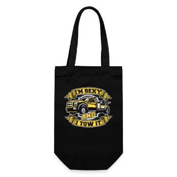 I'm Sexy And I Tow It Towing Driver - Gift Bag for Bottles - black - Front