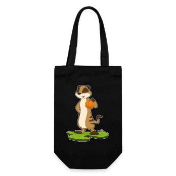 Suricate Basketteur Basketteur Basket-ball - Sac à bouteille - noir - Devant