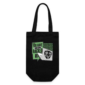 Vous avez été piraté Phishing Sniffer Grey Hat - Sac à bouteille - noir - Devant