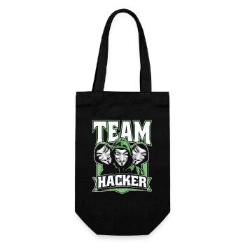 Team Hacker Social Engineering Phishing Sniffer - Sac à bouteille - noir - Devant