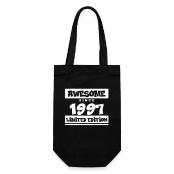 1997 - Jahrgang 1997 - Fantastisch seit 1997 - Geschenkbeutel für Flaschen - Schwarz - Vorne