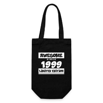1999 - Jahrgang 1999 - Fantastisch seit 1999 - Geschenkbeutel für Flaschen - Schwarz - Vorne