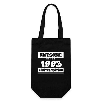 1993 - Jahrgang 1993 - Fantastisch seit 1993 - Geschenkbeutel für Flaschen - Schwarz - Vorne
