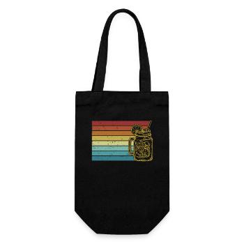 Retro Lemonade Lemonade Seller - Gift Bag for Bottles - black - Front