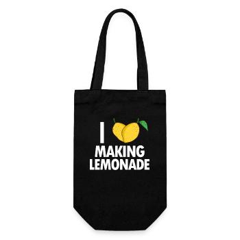 J’adore faire de la limonade Limonade Limonadenboss - Sac à bouteille - noir - Devant