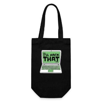 Je vais pirater ce renifleur d’ingénierie sociale - Sac à bouteille - noir - Devant