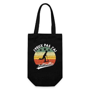 J Peux Pas J ai Trottinette Cadeau Humour - Sac à bouteille - noir - Devant