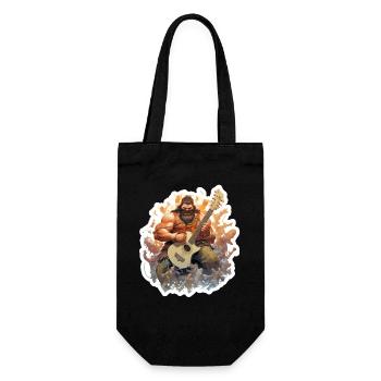 Barbare en tant que barde – Drôle de design de RPG fantastique - Sac à bouteille - noir - Devant